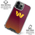 NFL Washington Commanders Breakaway iPhone 16 Pro Clear Case